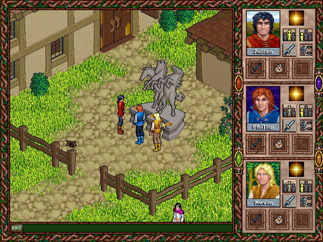Gameplay of Halls of the Dead: Faery Tale Adventure II