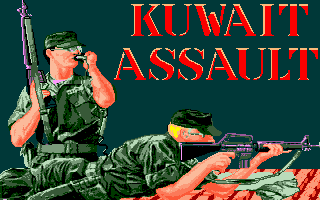 Title screen of Kuwait Assault