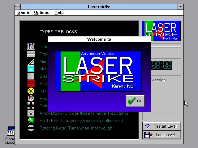 Box front of Laserstrike