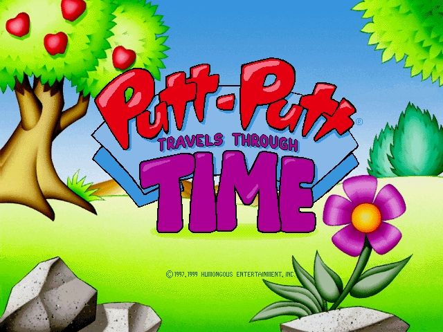 Title screen of Putt Putt Travels Through Time