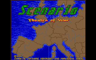 Title screen of Scenario: Theatre of War
