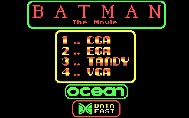 Title screen of Batman: The Movie