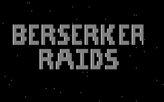 Title screen of Berserker Raids