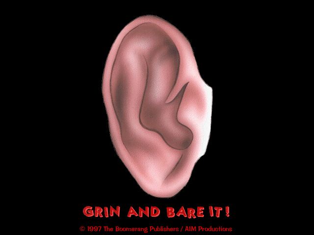 Title screen of Grin and Bare It! Vol. 1