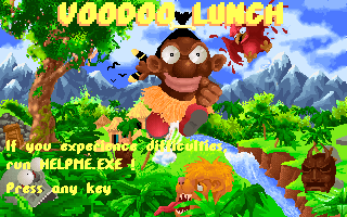 Title screen of Voodoo Lunch