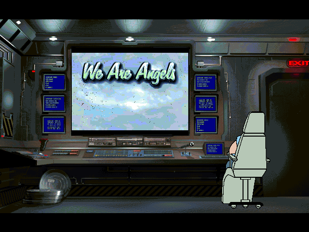 Title screen of We are Angels