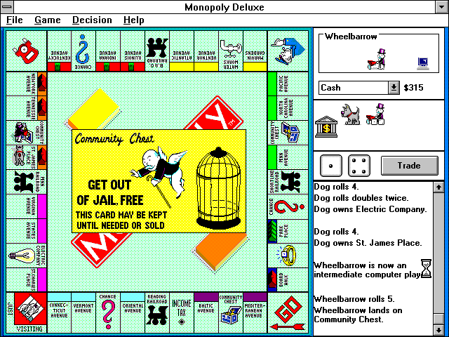 Gameplay of Monopoly Deluxe