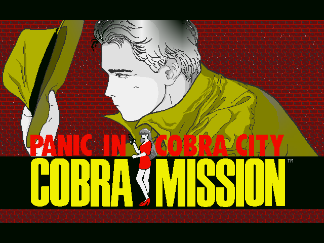 Title screen of Cobra Mission