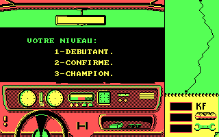 Title screen of Dakar 4x4