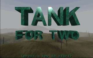 Title screen of Tank For Two