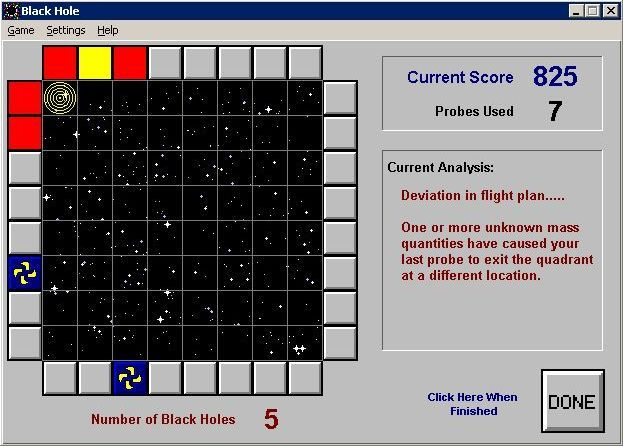 Gameplay of Black Hole