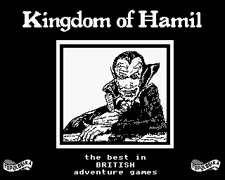 Title screen of Kingdom of Hamil
