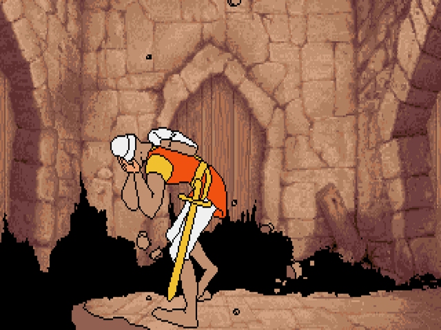 Gameplay of Dragon's Lair: Escape From Singe's Castle