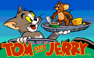 Title screen of Tom & Jerry