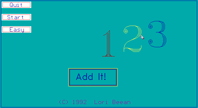 Title screen of Add It!