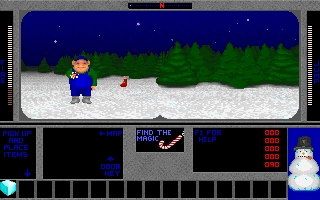 Gameplay of 3D Xmas Adventure: Santa's Rescue