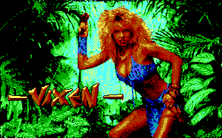 Title screen of Vixen