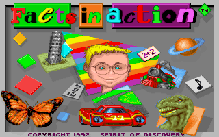 Title screen of Facts in Action