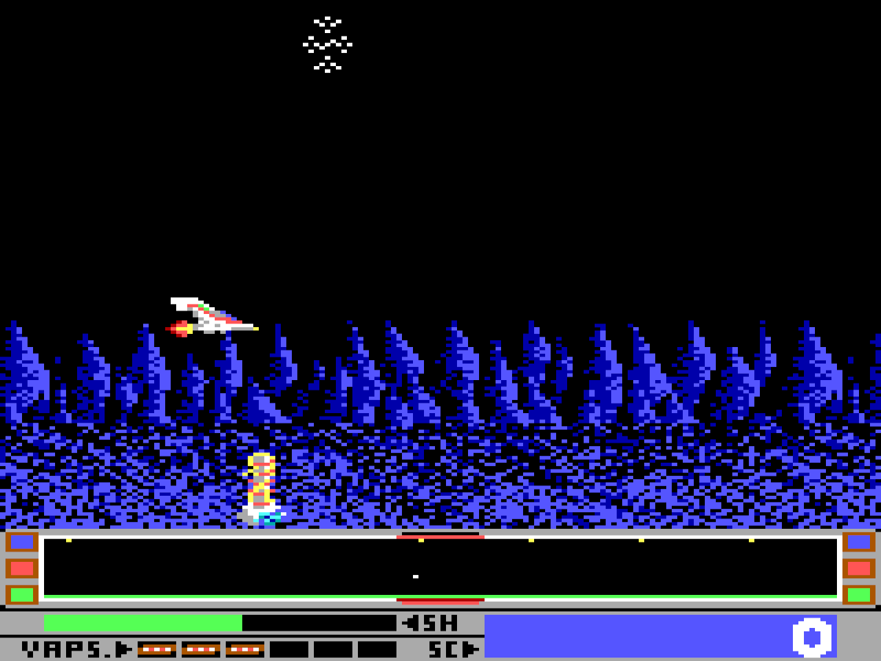 Gameplay of Revenge of Defender