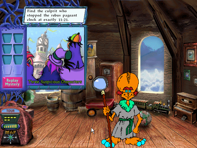 Gameplay of Thinkin' Things: Sky Island Mysteries