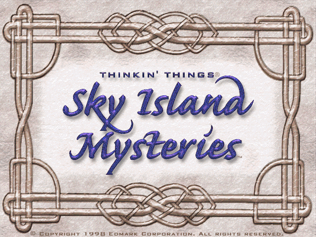 Title screen of Thinkin' Things: Sky Island Mysteries