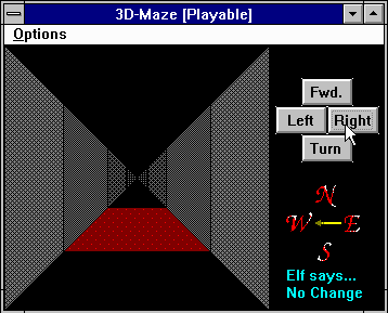 Gameplay of 3D Maze