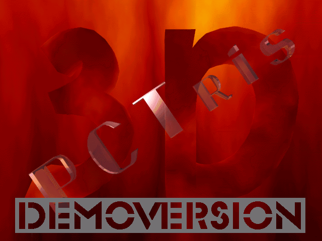 Title screen of PCTris 3D