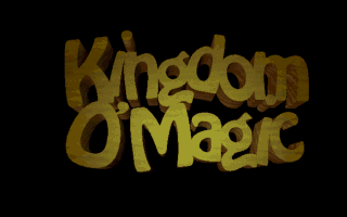 Title screen of Kingdom O' Magic
