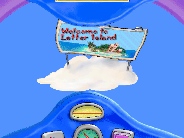 Title screen of Let's Go Read! An Island Adventure