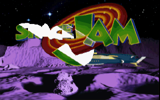 Title screen of Space Jam