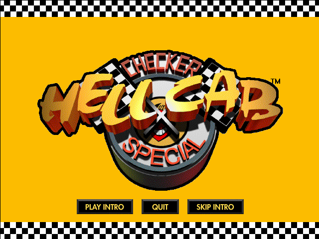 Title screen of Hell Cab