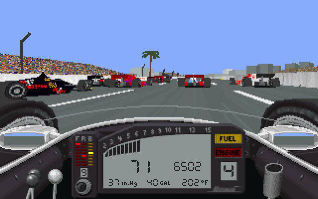 Gameplay of IndyCar Racing