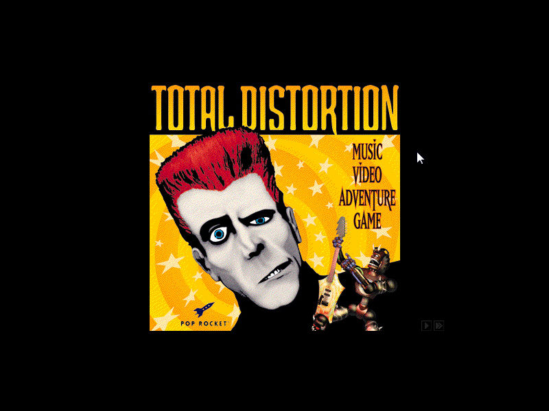 Title screen of Total Distortion