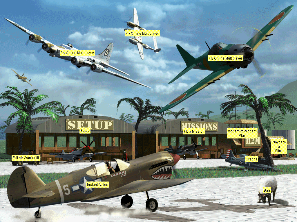 Gameplay of Air Warrior III