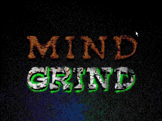 Title screen of Mind Grind