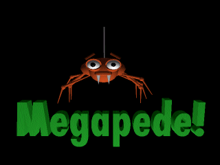 Title screen of Megapede (1993)