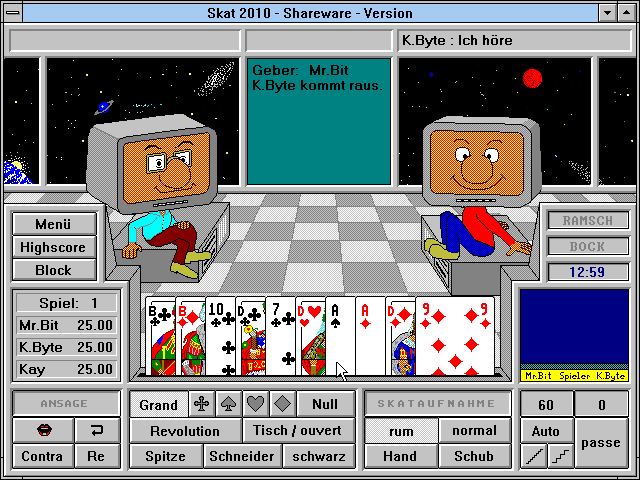 Gameplay of Skat 2010