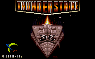 Title screen of Thunderstrike