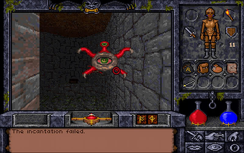 Gameplay of Ultima Underworld II: Labyrinth of Worlds