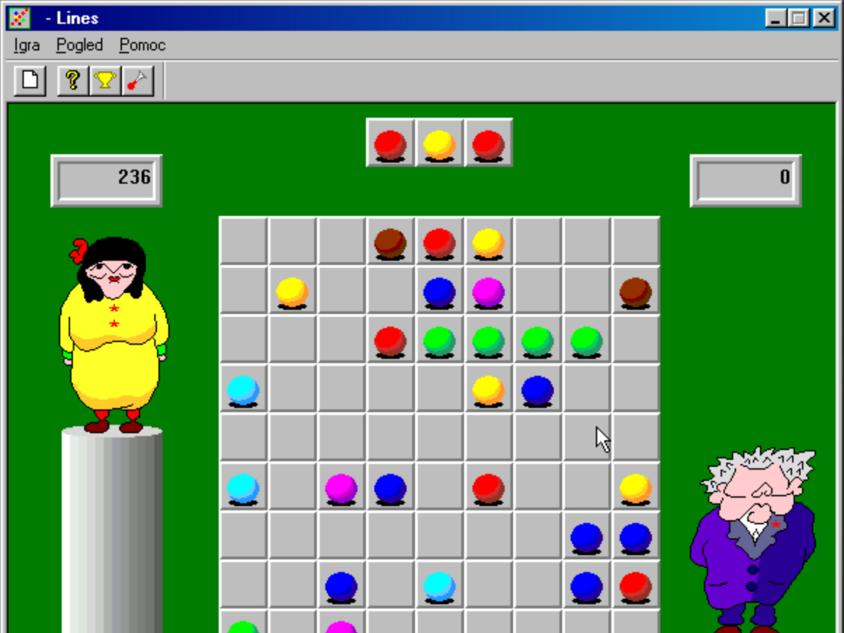 Gameplay of Linije