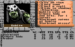 Gameplay of The Bard's Quest: Dungeons of the Unknown