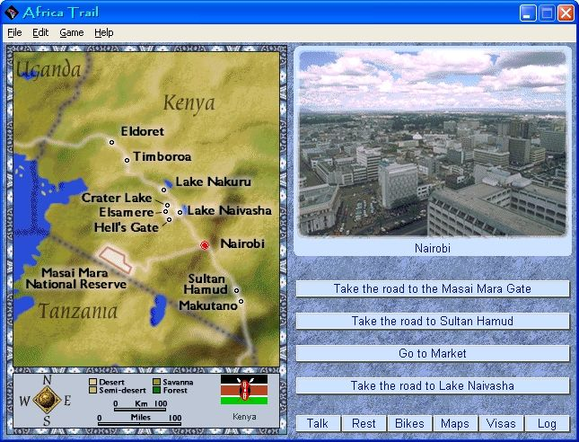 Gameplay of Africa Trail