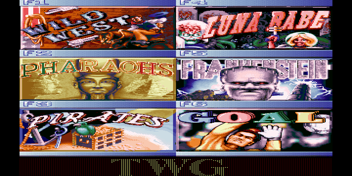Title screen of Ultimate Pinball
