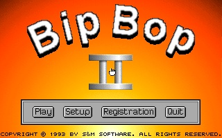 Title screen of BipBop II