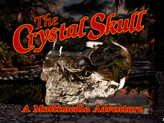 Title screen of The Crystal Skull
