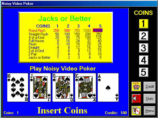 Gameplay of Noisy Video Poker and Blackjack