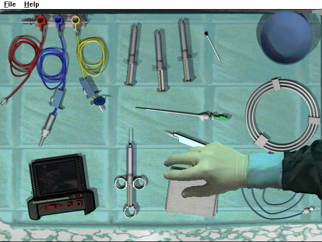 Gameplay of Virtual Surgeon: Open Heart