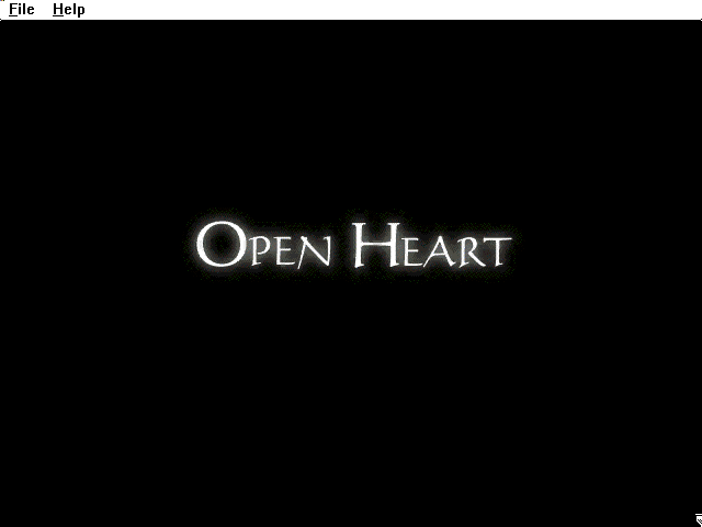 Title screen of Virtual Surgeon: Open Heart