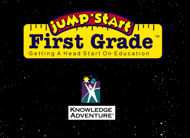 Title screen of JumpStart 1st Grade