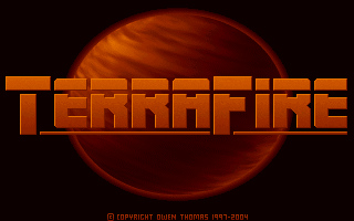 Title screen of TerraFire